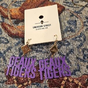 Emerson Street LSU *Geaux Tigers* Earrings